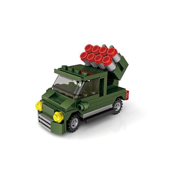 LOZ 79994 Cube Dudes Military Vehicles