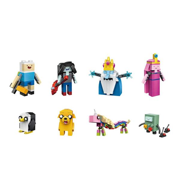 LOZ 1818 Cube Dudes Adventure Time x8