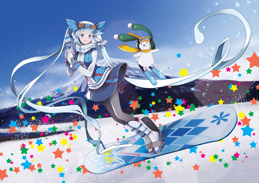 LOZ 1416 Hatsune Miku Skiing