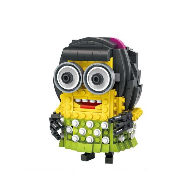 LOZ 1208 Despicable Me Minion Girl