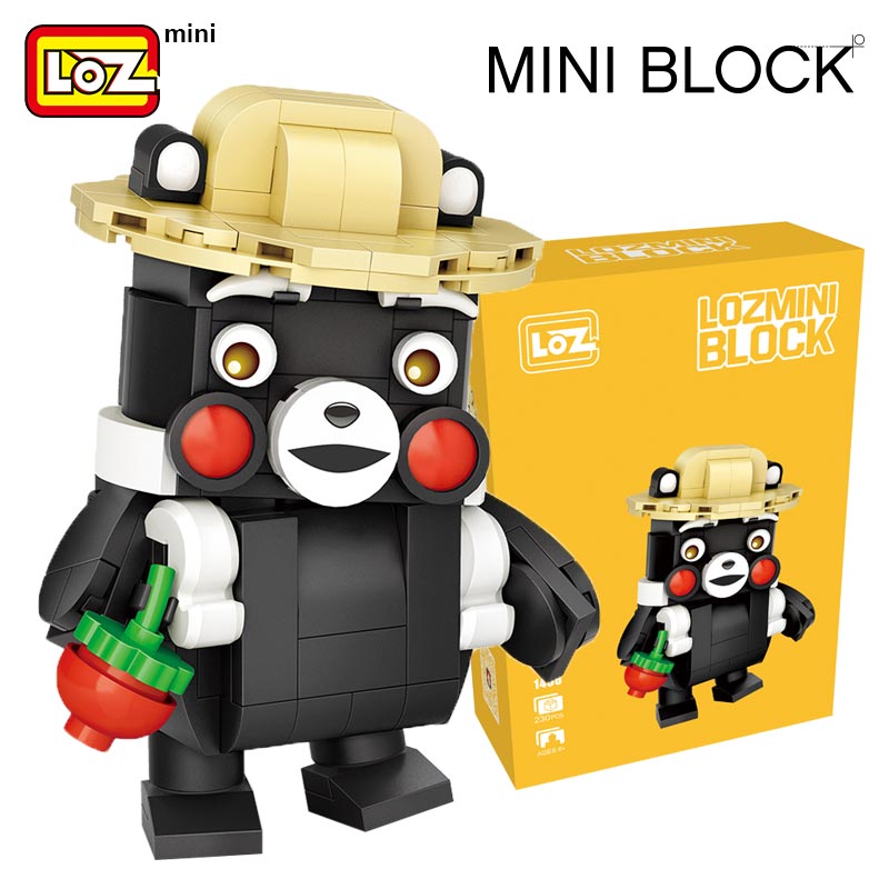 LOZ 1466 Cartoon Kumamon Bear Animal DIY Mini Building Nano Diamond Blocks Toy 