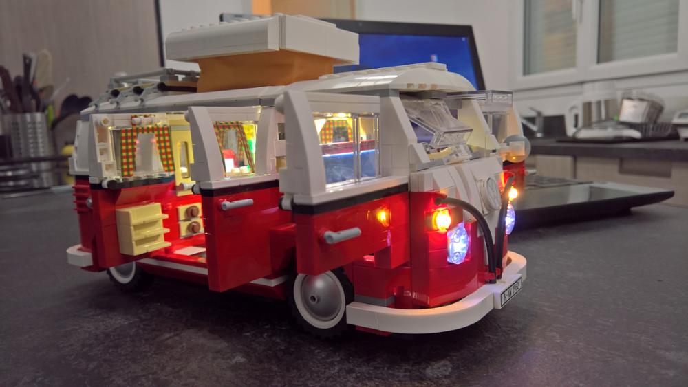 Basic Version LED Light Kit For LEGO 10220 Creator series T1 Camper Van Blocks Compatible With LEPIN 21001 (Only Light Set)Kits Basic Version LED Light Kit For LEGO 10220 Creator series T1 Camper Van Blocks Compatible With LEPIN 21001 (Only Light Set)Kits