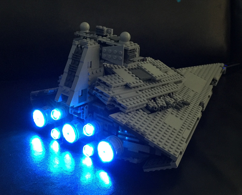 Basic Version LED Light Kit For LEGO 75055 The Imperial Super Star Destroyer Compatible With LEPIN 05062 ( Bricks Set not included) (Only Light Set)Kits Basic Version LED Light Kit For LEGO 75055 The Imperial Super Star Destroyer Compatible With LEPIN 05062 ( Bricks Set not included) (Only Light Set)Kits