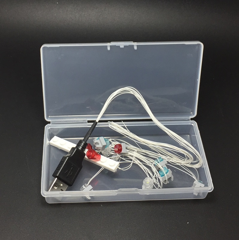 Basic Version LED Light Kit For LEGO 21108 Ghostbusters Ecto-1 (Only Light Set)Kits Basic Version LED Light Kit For LEGO 21108 Ghostbusters Ecto-1 (Only Light Set)Kits