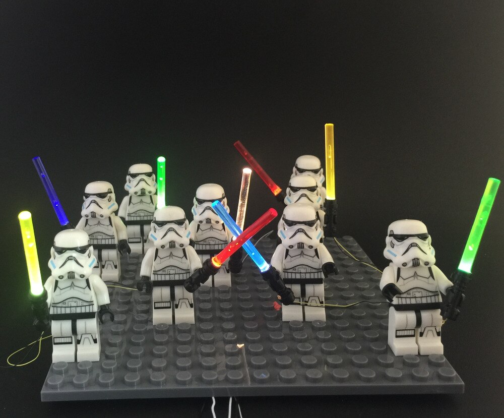 Basic Version 1pcs LED Light For LEGO figure Toys For Star Wars The Force Awakens Nano (Only Light Set)Kits