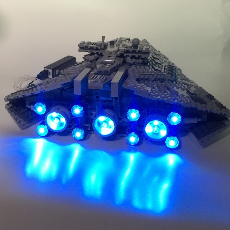 Basic Version LED Light Kit For LEGO 75190 Star Wars The First order Star Destroye Compatible With LEPIN 05131 (Only Light Set)Kits