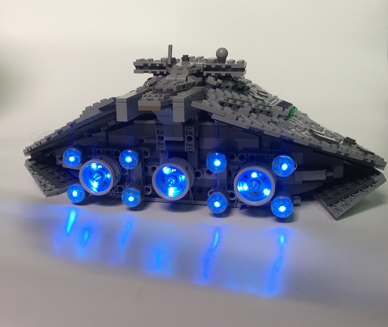 Basic Version LED Light Kit For LEGO 75190 Star Wars The First order Star Destroye Compatible With LEPIN 05131 (Only Light Set)Kits Basic Version LED Light Kit For LEGO 75190 Star Wars The First order Star Destroye Compatible With LEPIN 05131 (Only Light Set)Kits
