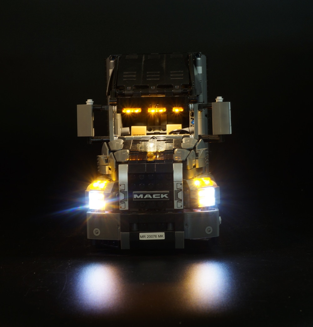 Basic Version LED Light Kit For LEGO Technic Series 42078 and 20076 the Mack Anth Big Truck Set (Only Light Set)Kits Basic Version LED Light Kit For LEGO Technic Series 42078 and 20076 the Mack Anth Big Truck Set (Only Light Set)Kits