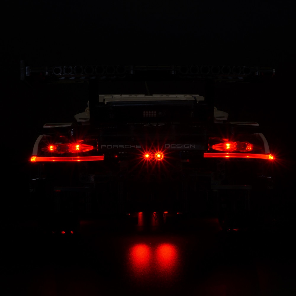 Basic Version LED Light For LEGO Technic Series 42096 White Super Racing Car Set Building Blocks Bricks compatible With LEPIN 20097 (Only Light Set)Kits