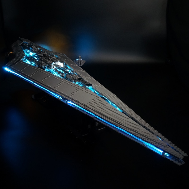 Basic Version LED Light Kit For LEGO 10221 Star Wars Super Star Destroyer Compatible With LEPIN 05028 (Only Light Set)Kits