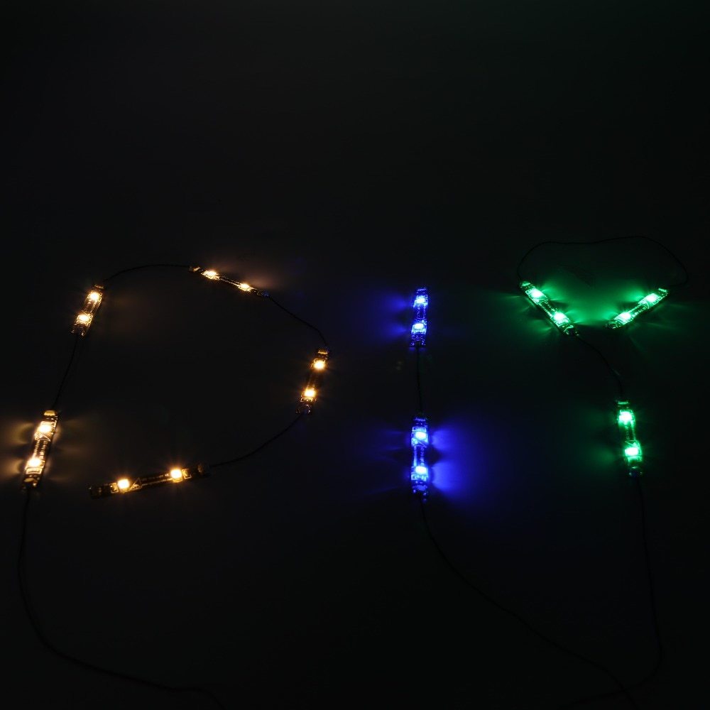 Luxury Version2 Packs LED Light Set For LEGO City Street/Creator House Single Lamp battery box USB DIY ToysKits