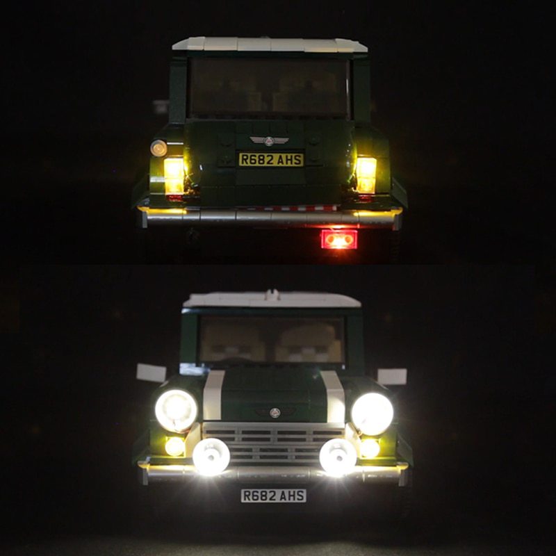 Luxury VersionLED Light Set For LEGO 10242 MINI Cooper MK VII Compatible LEPIN 21002Kits