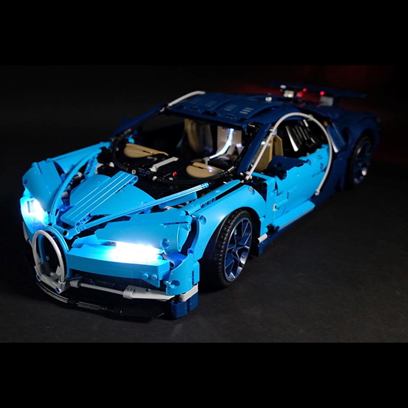 Luxury VersionLED Light Set For LEGO 42083 Bugatti Chiron Compatible LEPIN 20086 (No Original Box)Kits