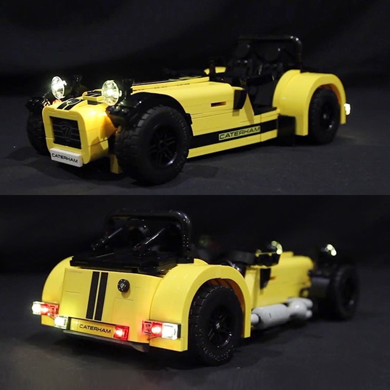 Luxury VersionLED Light Set For LEGO 21307 Caterham Seven 620R Compatible LEPIN 21008Kits