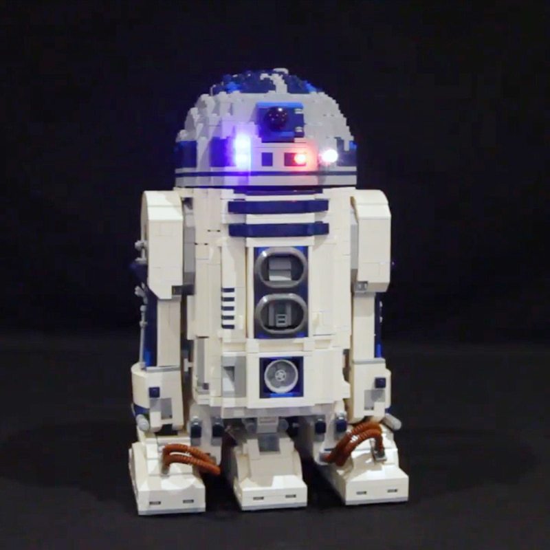 Luxury VersionLED Light Set For LEGO 10225 Star Wars R2-D2 Compatible LEPIN 05043 (LED Light+Battery box)Kits