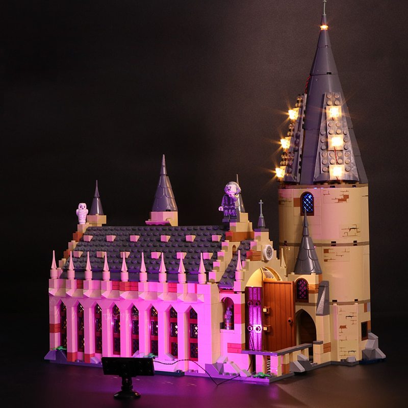 Luxury VersionLED Light Set For LEGO 75954 Hogwarts Great Hall Compatible LEPIN 16052 (LED Light)Kits