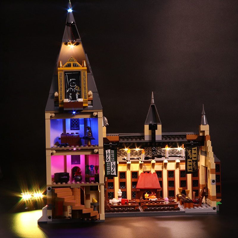 Luxury VersionLED Light Set For LEGO 75954 Hogwarts Great Hall Compatible LEPIN 16052 (LED Light)Kits Luxury VersionLED Light Set For LEGO 75954 Hogwarts Great Hall Compatible LEPIN 16052 (LED Light)Kits