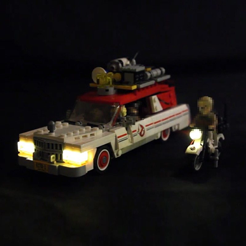 Luxury VersionLED Light Set For LEGO 75828 Ecto-1 & 2 Compatible LEPIN 16032 ( LED Light+Battery box)Kits Luxury VersionLED Light Set For LEGO 75828 Ecto-1 & 2 Compatible LEPIN 16032 ( LED Light+Battery box)Kits