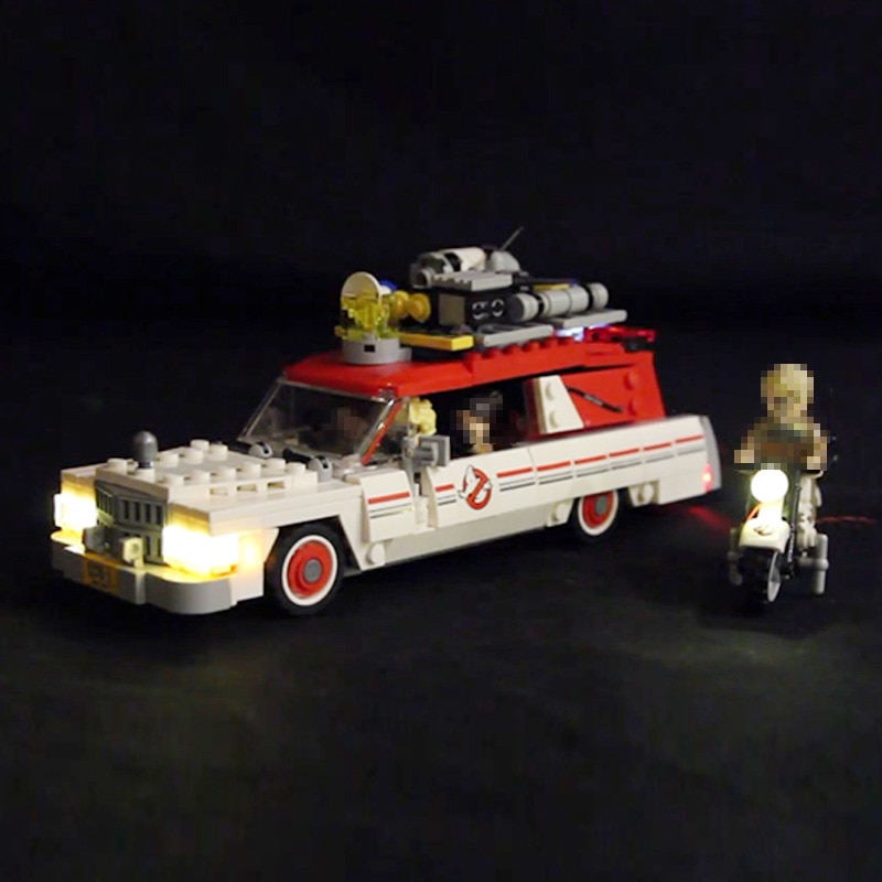 Luxury VersionLED Light Set For LEGO 75828 Ecto-1 & 2 Compatible LEPIN 16032 ( LED Light+Battery box)Kits
