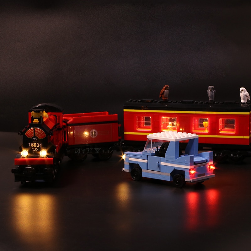 Luxury VersionLED Light Set For LEGO 4841 Harry Potter：Hogwarts Express Compatible LEPIN 16031 (LED light+Battery box)Kits