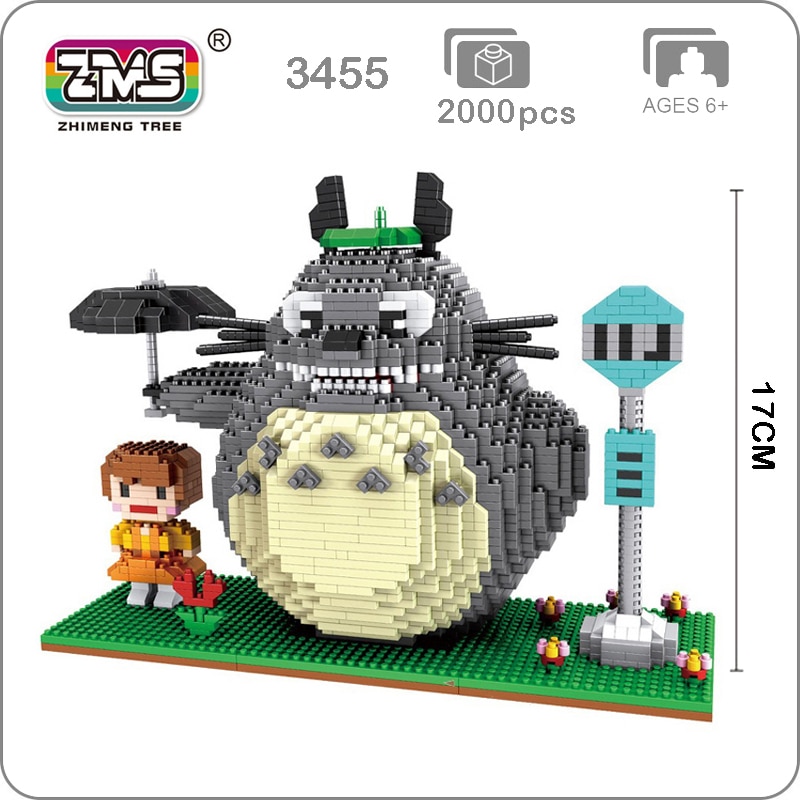ZMS 3455 Large Black Totoro
