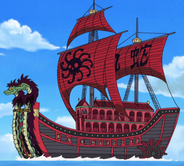 ZMS 3447 Large One Piece Nine Snake Pirates Ship