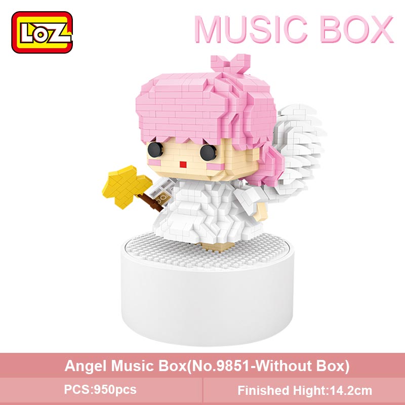 LOZ 9854 Sun Flower Music Box Mini Bricks