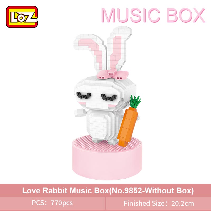 LOZ 9854 Sun Flower Music Box Mini Bricks
