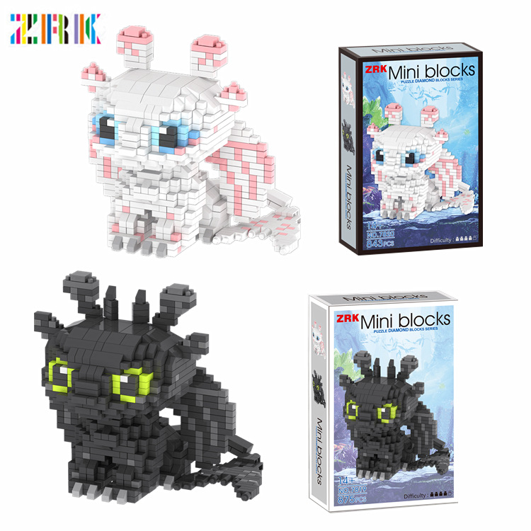 ZRK 7819-7820 Toothless And Light Fury