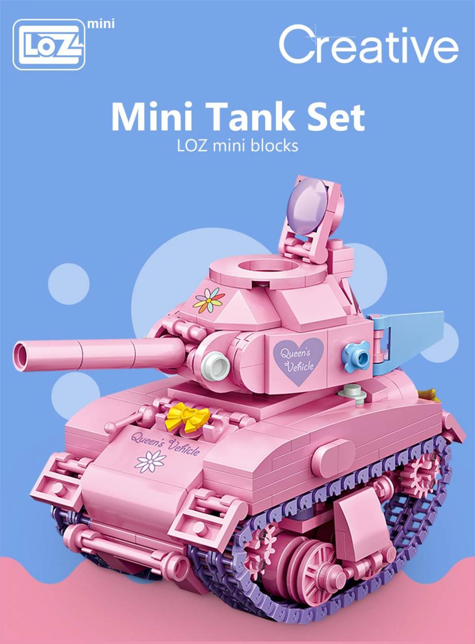 LOZ 1118 Pink Tank Turn