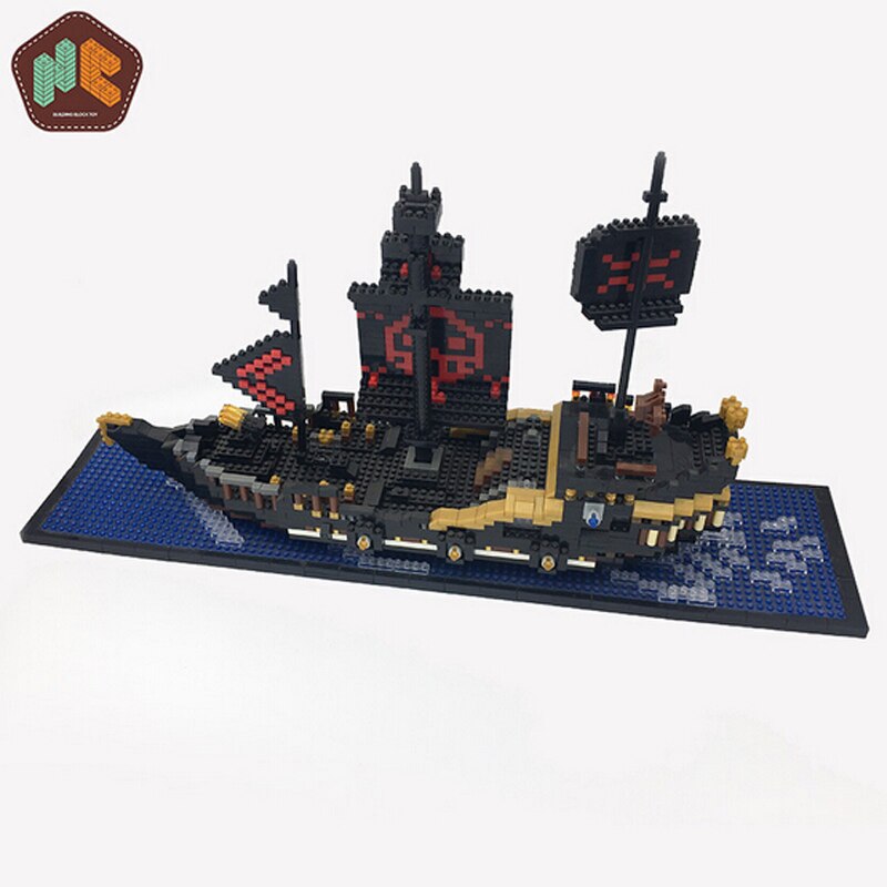 HC Magic 9033 One Piece Black Pearl Pirate Ship Boat