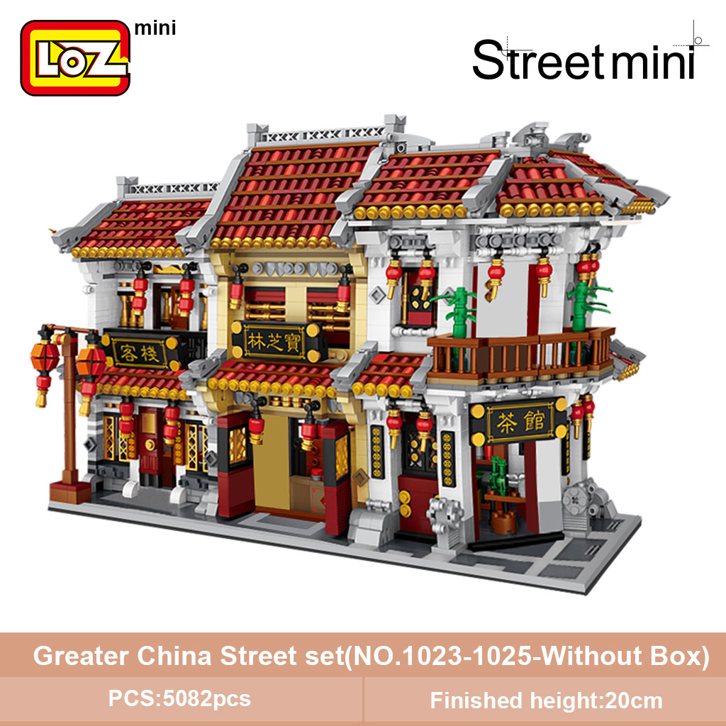 LOZ 1023-1025 China Traditional Street Set