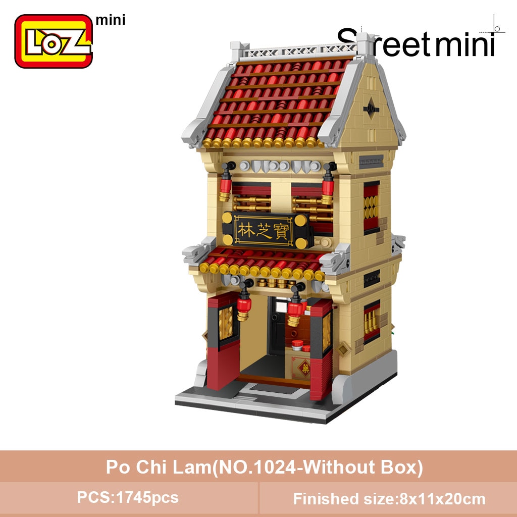 LOZ 1023-1025 China Traditional Street Set