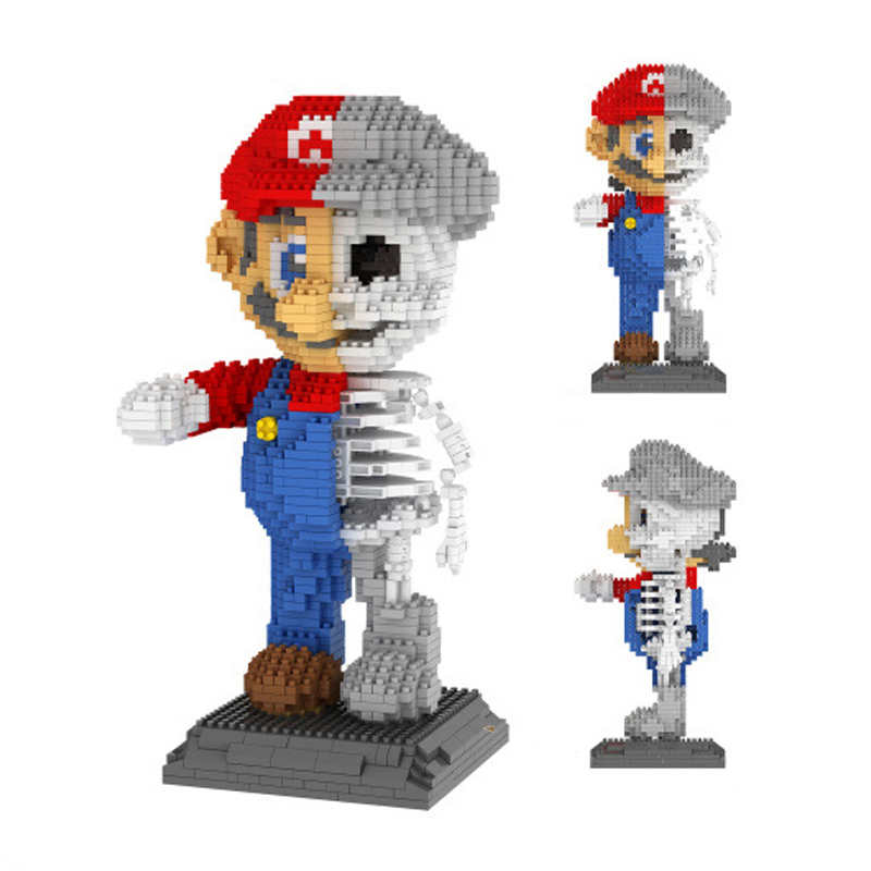 ZRK 7807 Super Mario Red Mario Dissection Skeleton ZRK 7807 Super Mario Red Mario Dissection Skeleton