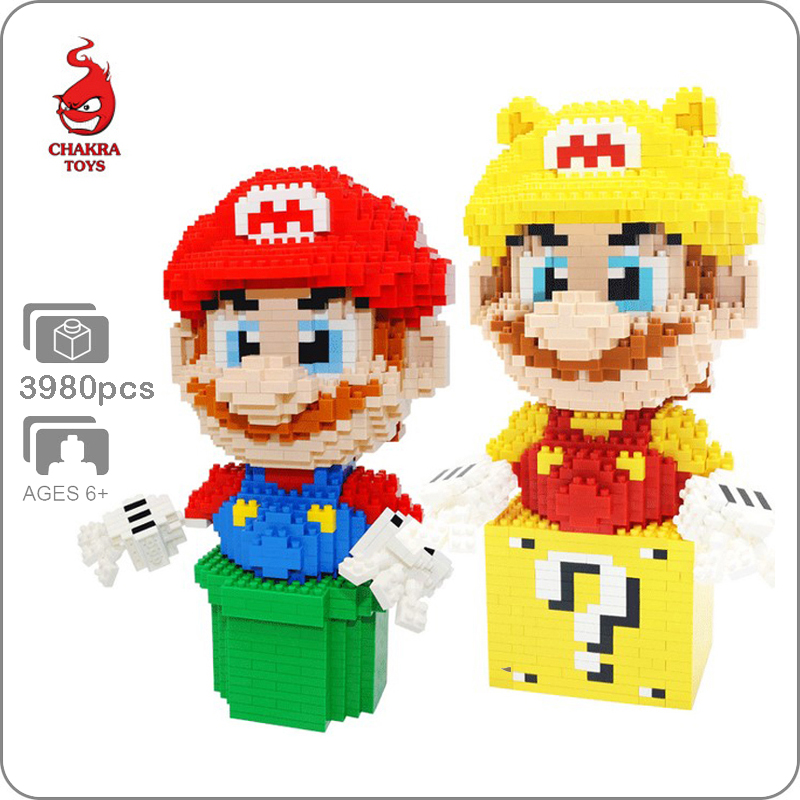 CHARKA 7005-7006 Super Mario Mario with Green Pipe and Golden Question Block