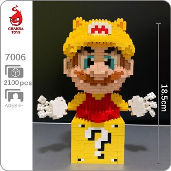 CHARKA 7005-7006 Super Mario Mario with Green Pipe and Golden Question Block