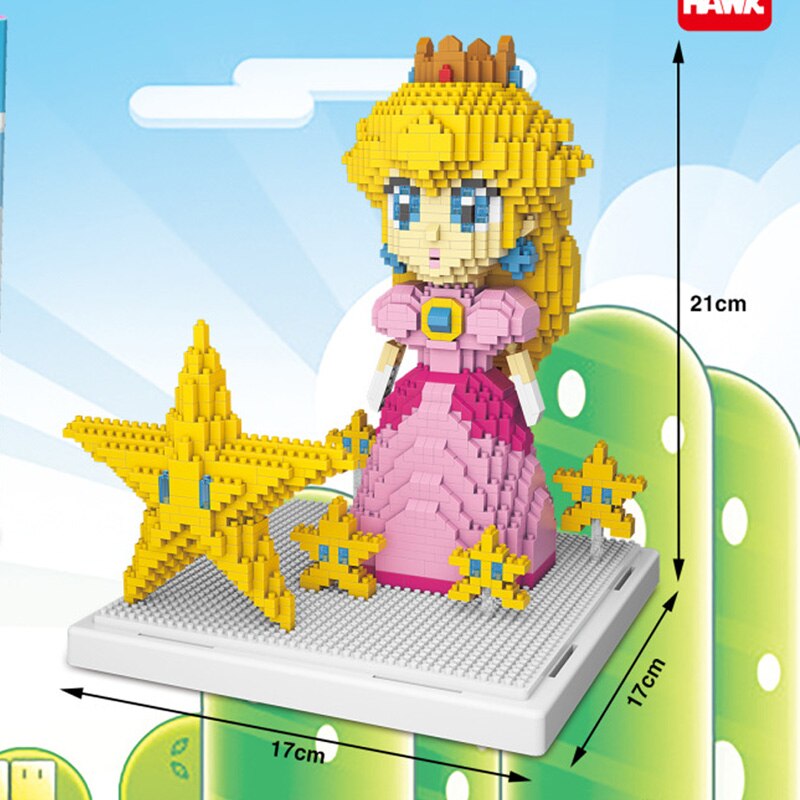 WISE HAWK 2508 Super Mario Princess Peach and Star WISE HAWK 2508 Super Mario Princess Peach and Star