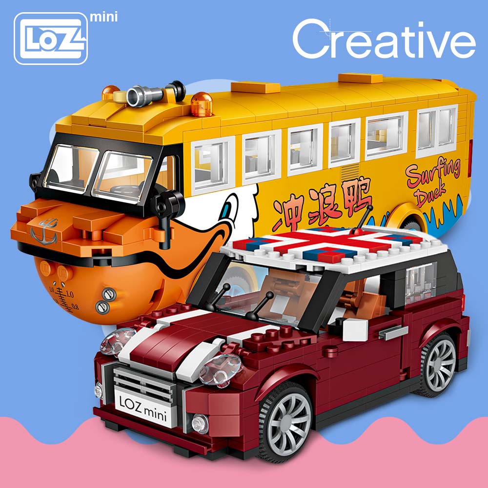 LOZ 1111 Mini Cooper Car