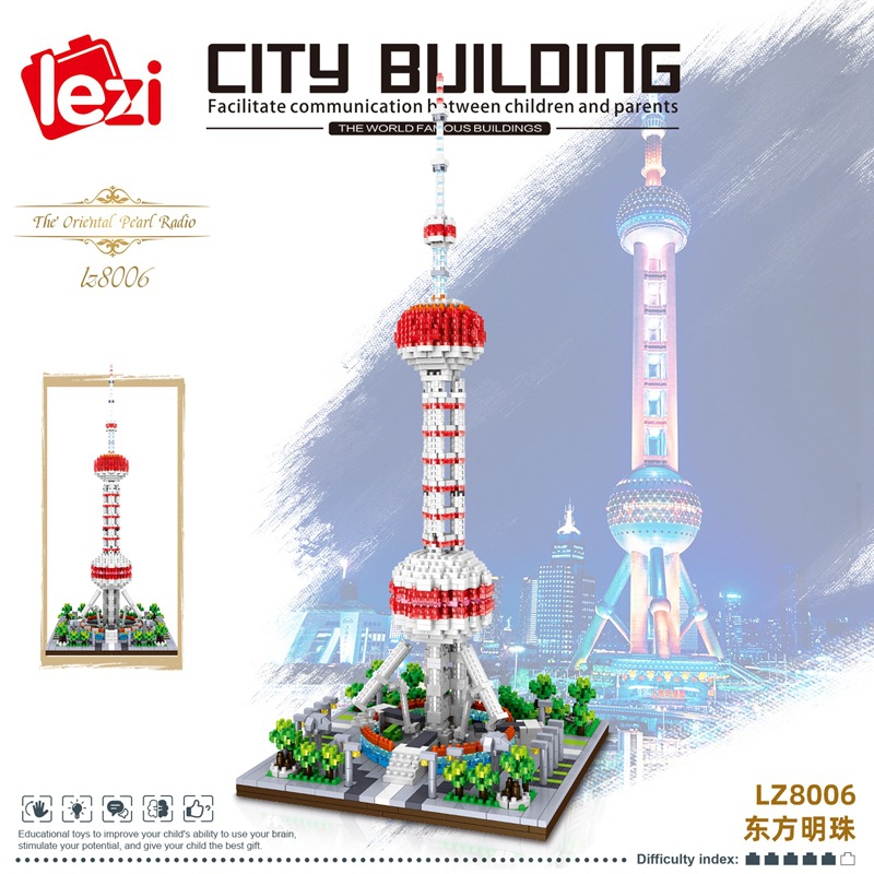 LEZI 8006 The Oriental Pearl Tower