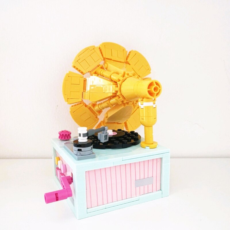 LOZ 1123 Flower Phonograph