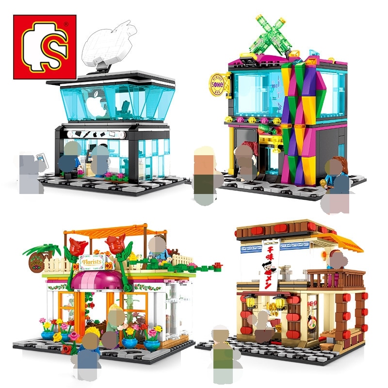 SEMBO 6010 - 6013 & 601017 - 601024 Street Mini Shop