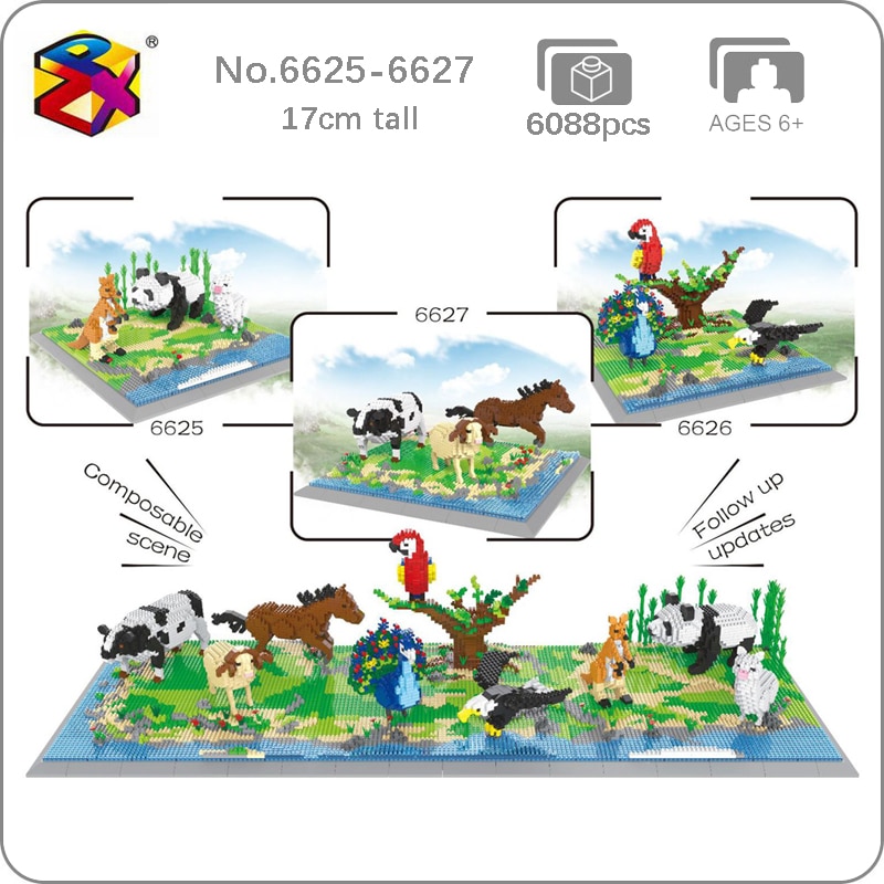 PZX 6625-6627 Animal World