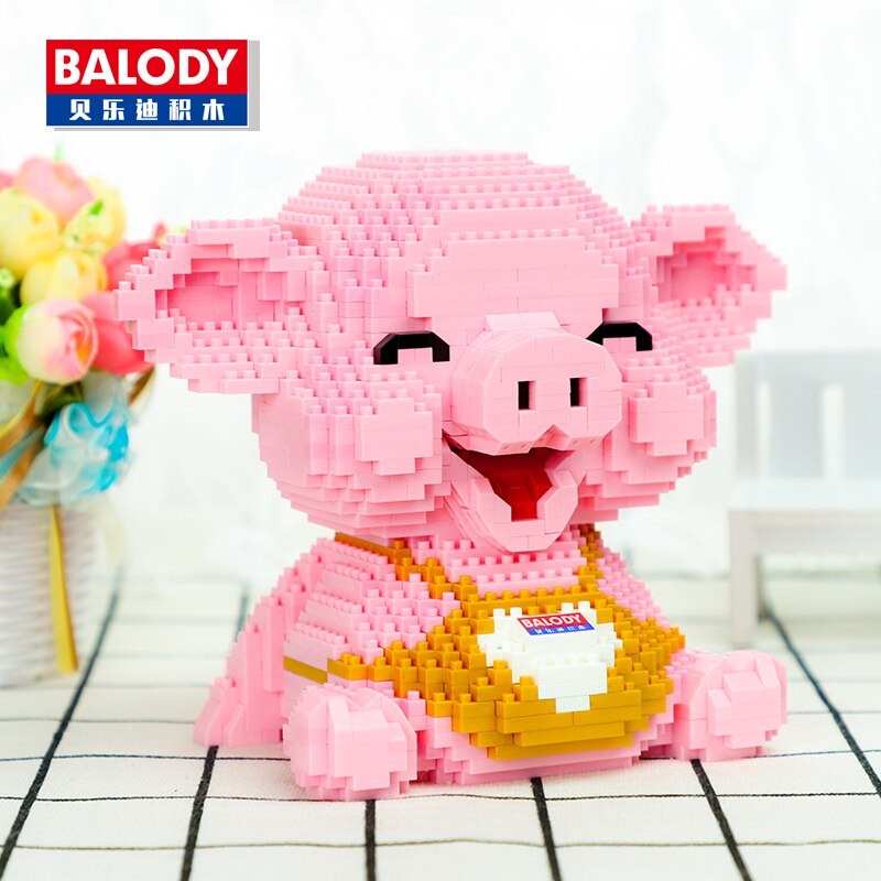 Balody 16125 Pink Smile Piggy Sit Balody 16125 Pink Smile Piggy Sit