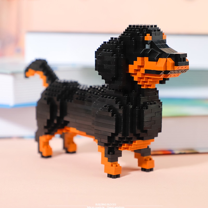 Balody 18244 Cartoon Black Dachshund Dog