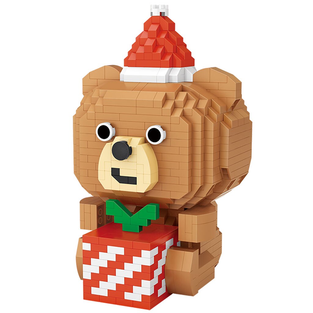 LOZ 9251-9256 Christmas Bear, Cherry Blossom Unicorn and Peach