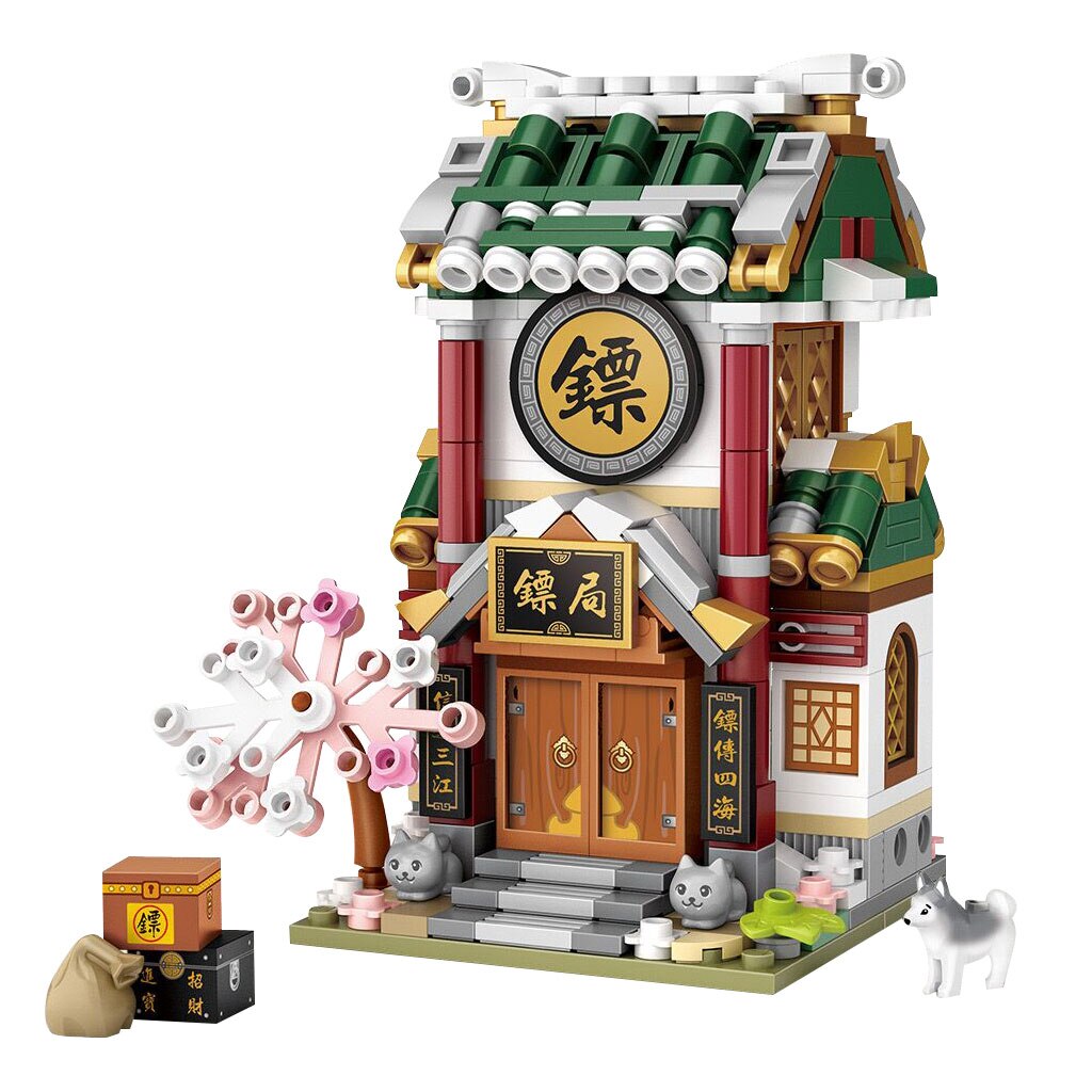 LOZ 1741-1744 Ancient Winter China Street