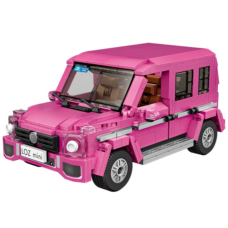 LOZ 1129 Pink SUV Car