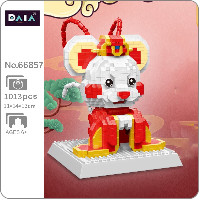 DAIA 66857 Zodiac Peking Opera Costume Mouse