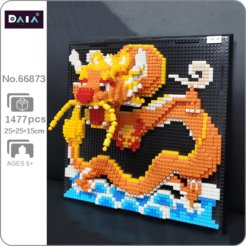 DAIA 66873 Loong Dragon Monster Wall Painting