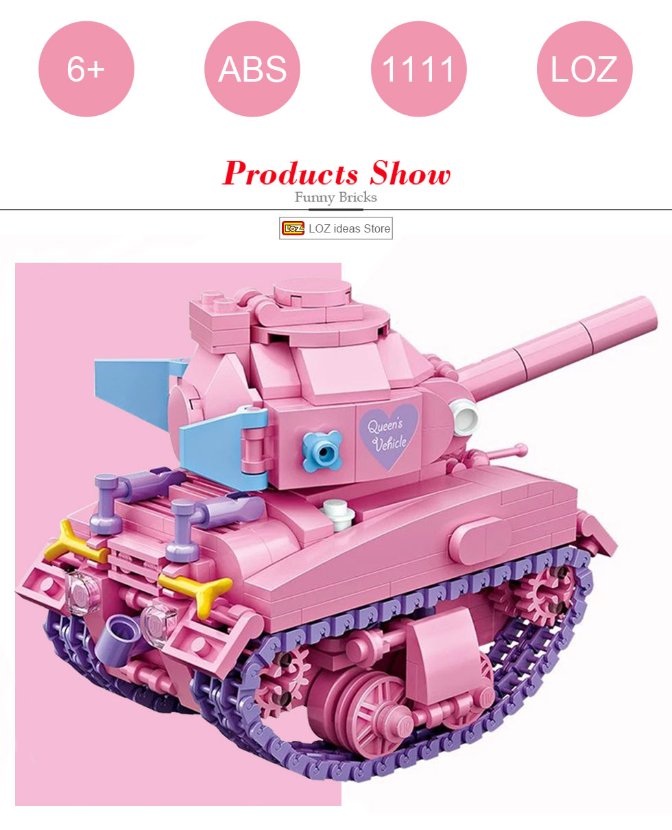 LOZ 1118-4101 Cute Tank